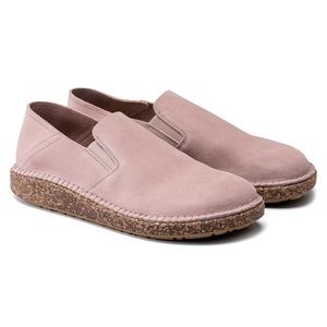 NIB Birkenstock Callan Soft Pink Suede Leather Narrow Width Select Size